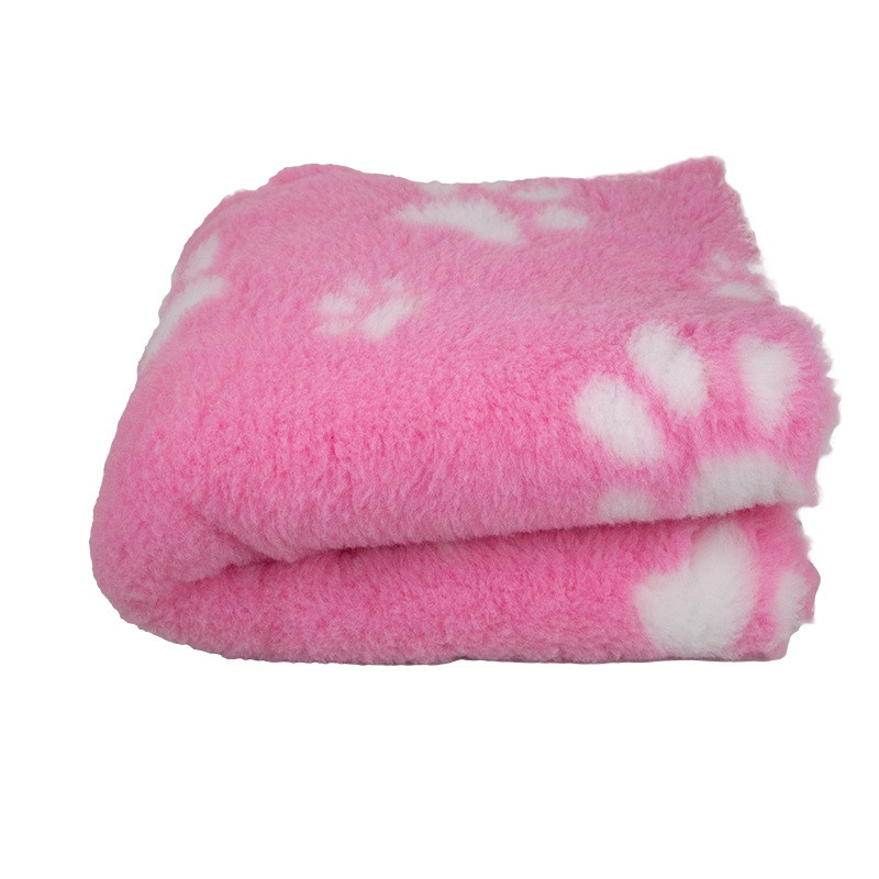 BUBA Legowisko antypoślizgowe DRY BED 28mm róż białe łapki A51