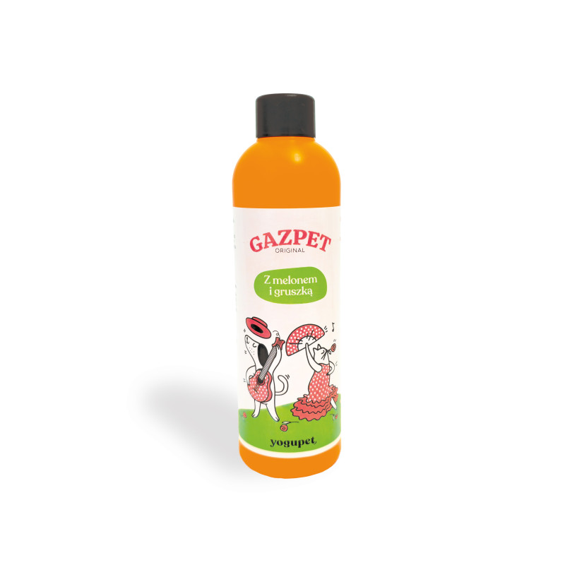 Yogupet GAZPET dla psa i kota 250ml melon gruszka Krótki termin przydatności do spożycia 11.2026