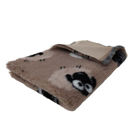 BUBA Legowisko antypoślizgowe DRY BED 28mm beżowy w owce A63
