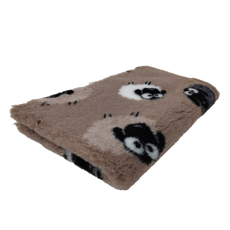 BUBA Legowisko antypoślizgowe DRY BED 28mm beżowy w owce A63