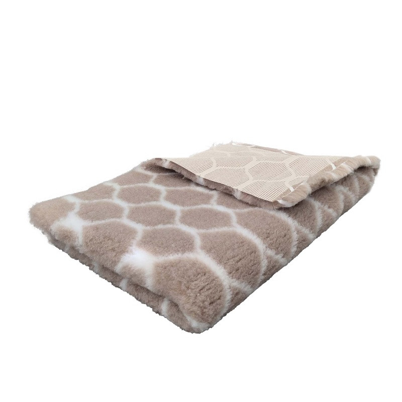 BUBA Legowisko antypoślizgowe DRY BED 28mm geometria beż A78