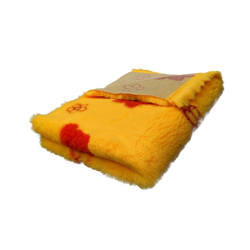 BUBA Legowisko antypoślizgowe DRY BED 28mm żółty w kwiaty A99