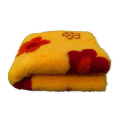 BUBA Legowisko antypoślizgowe DRY BED 28mm żółty w kwiaty A99