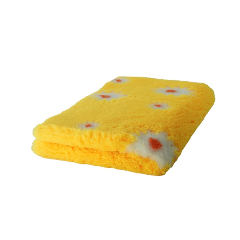 BUBA Legowisko antypoślizgowe DRY BED 28mm żółty w stokrotki A204