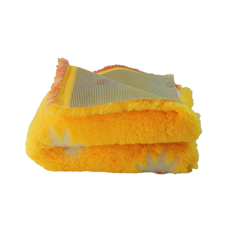 BUBA Legowisko antypoślizgowe DRY BED 28mm żółty w stokrotki A204