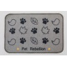 Pet Rebellion podkładka pod miski L liście