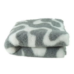 BUBA Legowisko antypoślizgowe DRY BED 28mm zawijasy biało szare A212