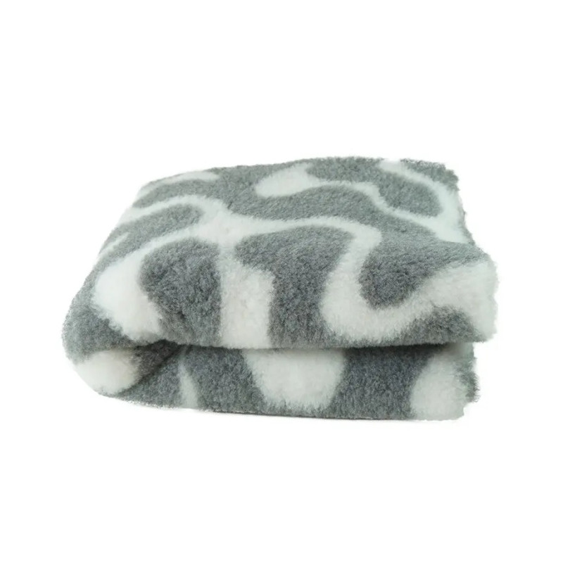 BUBA Legowisko antypoślizgowe DRY BED 28mm zawijasy biało szare A212