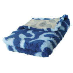 BUBA Legowisko antypoślizgowe DRY BED 28mm zawijasy granat-błękit A214