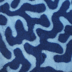 BUBA Legowisko antypoślizgowe DRY BED 28mm zawijasy granat-błękit A214