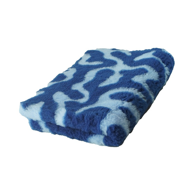 BUBA Legowisko antypoślizgowe DRY BED 28mm zawijasy granat-błękit A214