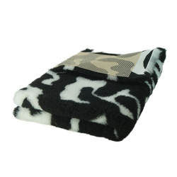 BUBA Legowisko antypoślizgowe DRY BED 28mm zawijasy czarno-białe A215