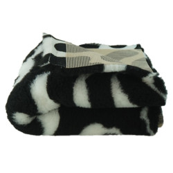 BUBA Legowisko antypoślizgowe DRY BED 28mm zawijasy czarno-białe A215