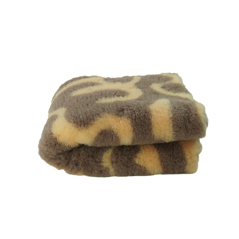 BUBA Legowisko antypoślizgowe DRY BED 28mm zawijasy beż-brąz A216
