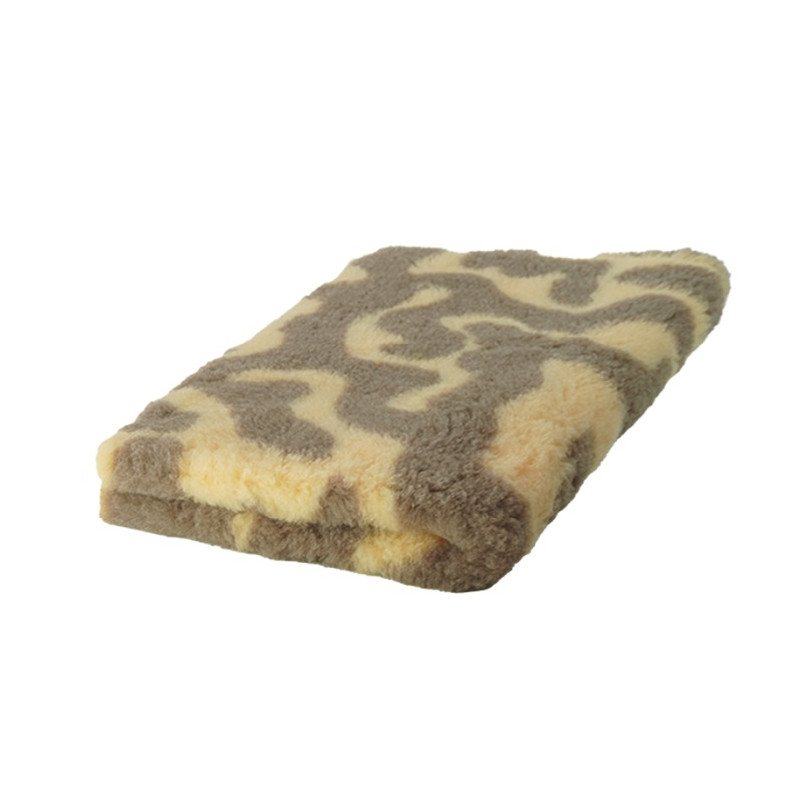 BUBA Legowisko antypoślizgowe DRY BED 28mm zawijasy beż-brąz A216