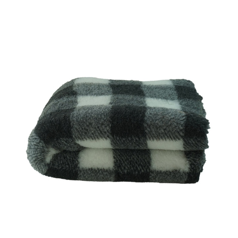 BUBA Legowisko antypoślizgowe DRY BED 28mm krata biało-czarna A220