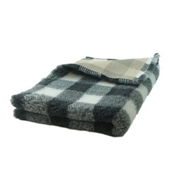 BUBA Legowisko antypoślizgowe DRY BED 28mm krata biało-czarna A220