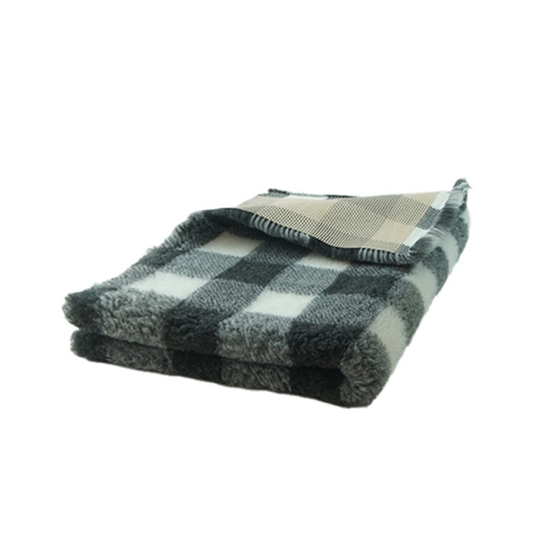 BUBA Legowisko antypoślizgowe DRY BED 28mm krata biało-czarna A220