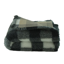 BUBA Legowisko antypoślizgowe DRY BED 28mm krata biało-czarna A220