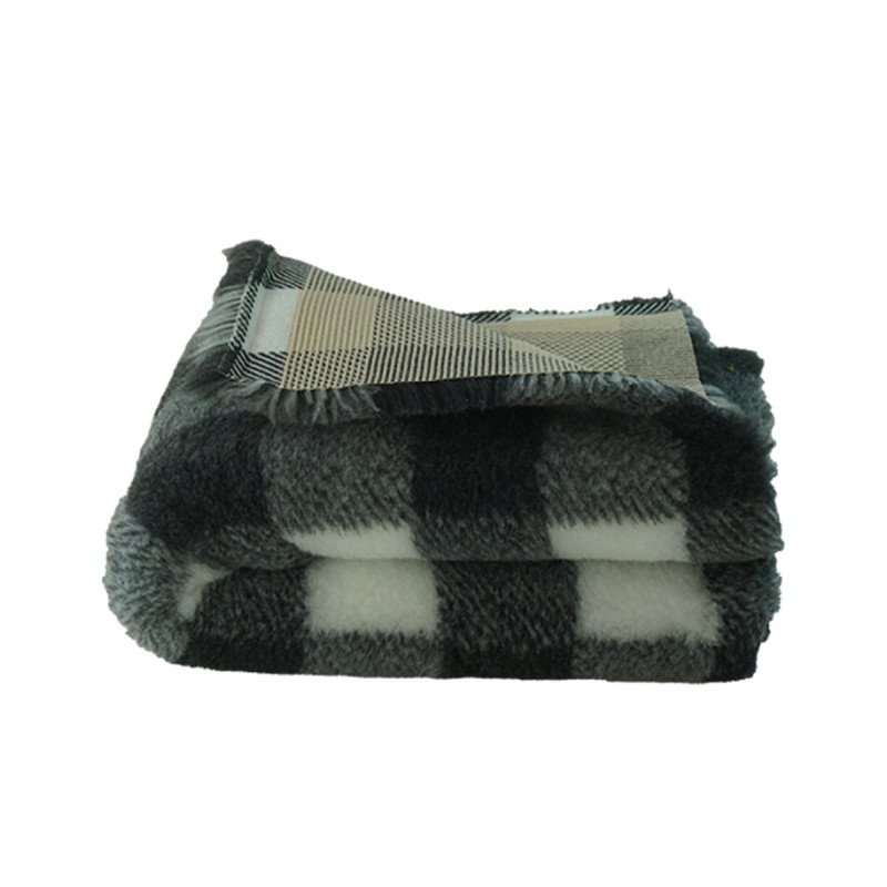 BUBA Legowisko antypoślizgowe DRY BED 28mm krata biało-czarna A220