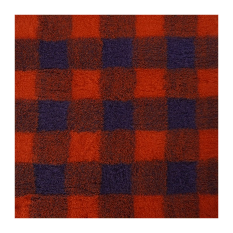 BUBA Legowisko antypoślizgowe DRY BED 28mm krata pomarańcz-fiolet A221