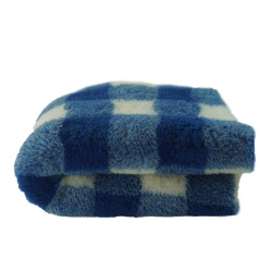 BUBA Legowisko antypoślizgowe DRY BED 28mm krata granatowo kremowa A222