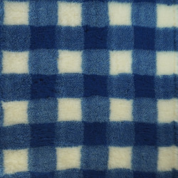 BUBA Legowisko antypoślizgowe DRY BED 28mm krata granatowo kremowa A222