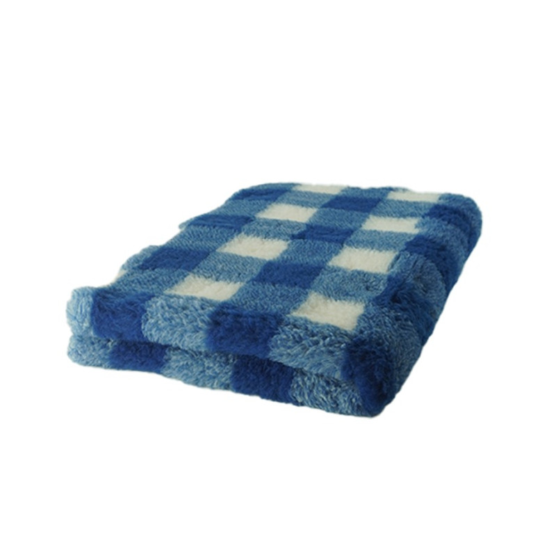 BUBA Legowisko antypoślizgowe DRY BED 28mm krata granatowo kremowa A222