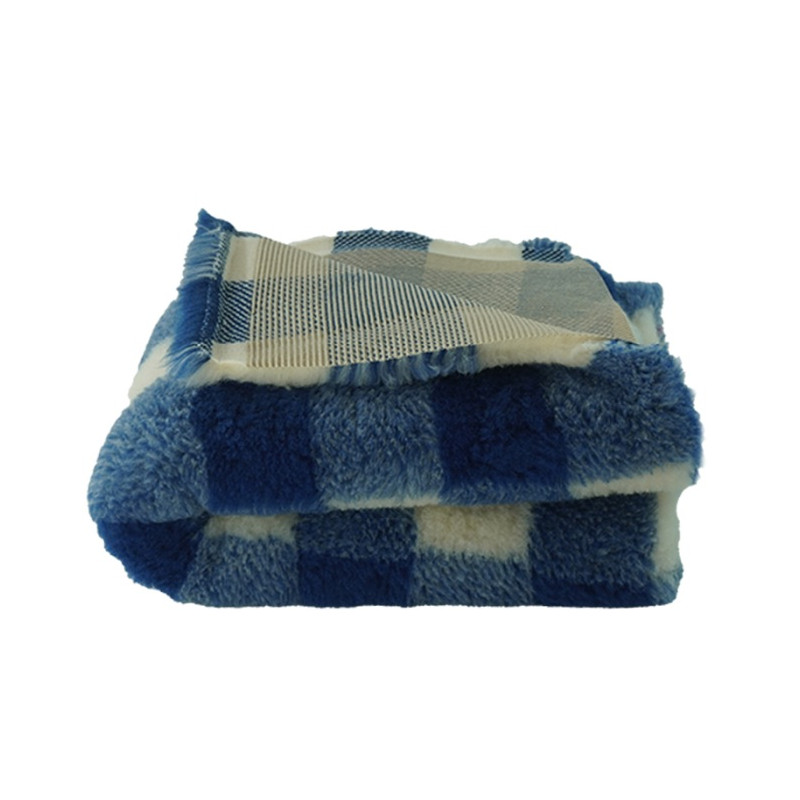 BUBA Legowisko antypoślizgowe DRY BED 28mm krata granatowo kremowa A222