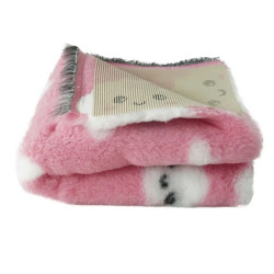 BUBA Legowisko antypoślizgowe DRY BED 28mm różowy we chmurki A226