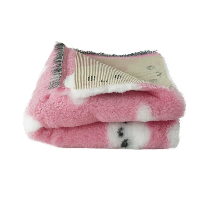 BUBA Legowisko antypoślizgowe DRY BED 28mm różowy we chmurki A226