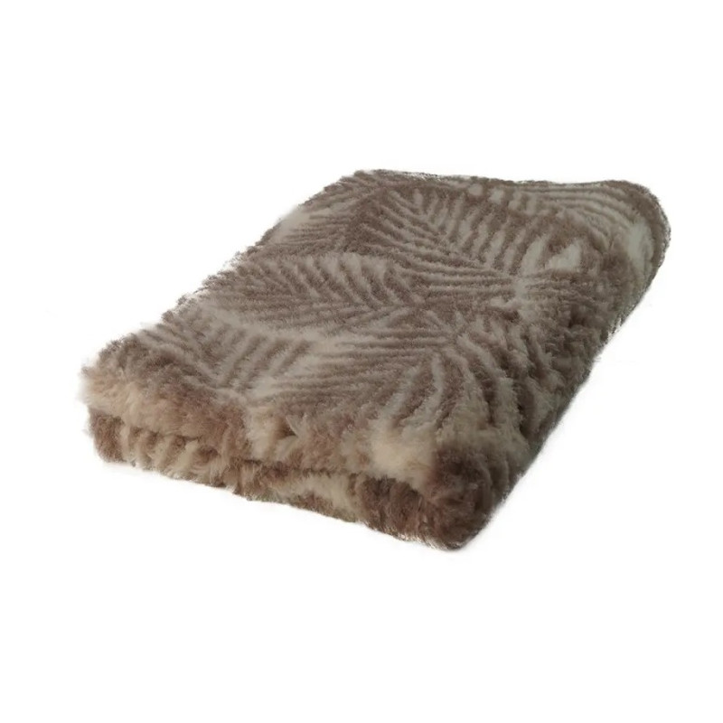 BUBA Legowisko antypoślizgowe DRY BED 28mm kremowy w liście A231