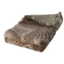 BUBA Legowisko antypoślizgowe DRY BED 28mm kremowy w liście A231