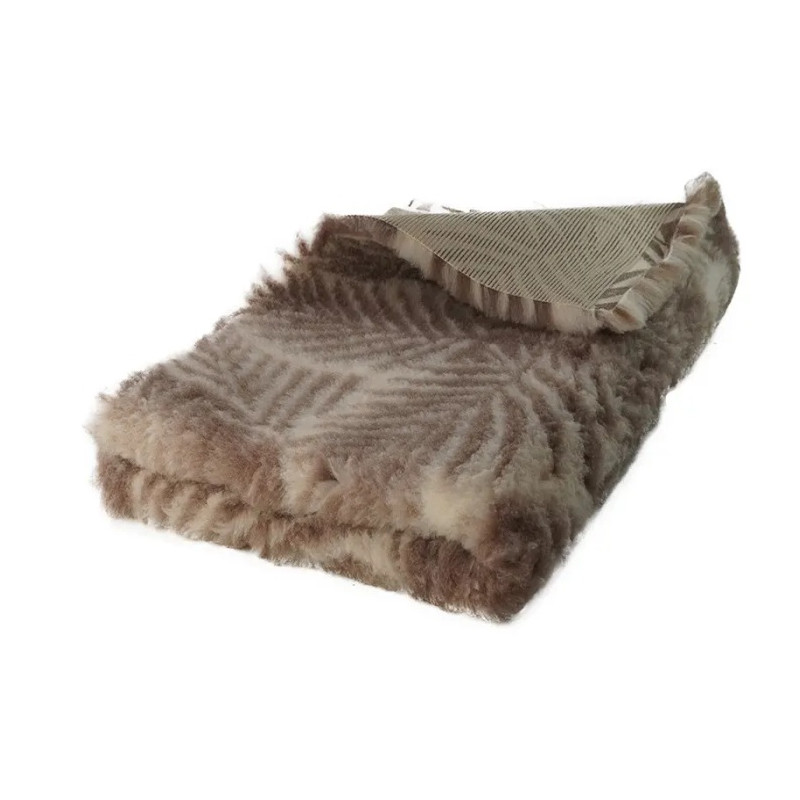 BUBA Legowisko antypoślizgowe DRY BED 28mm kremowy w liście A231