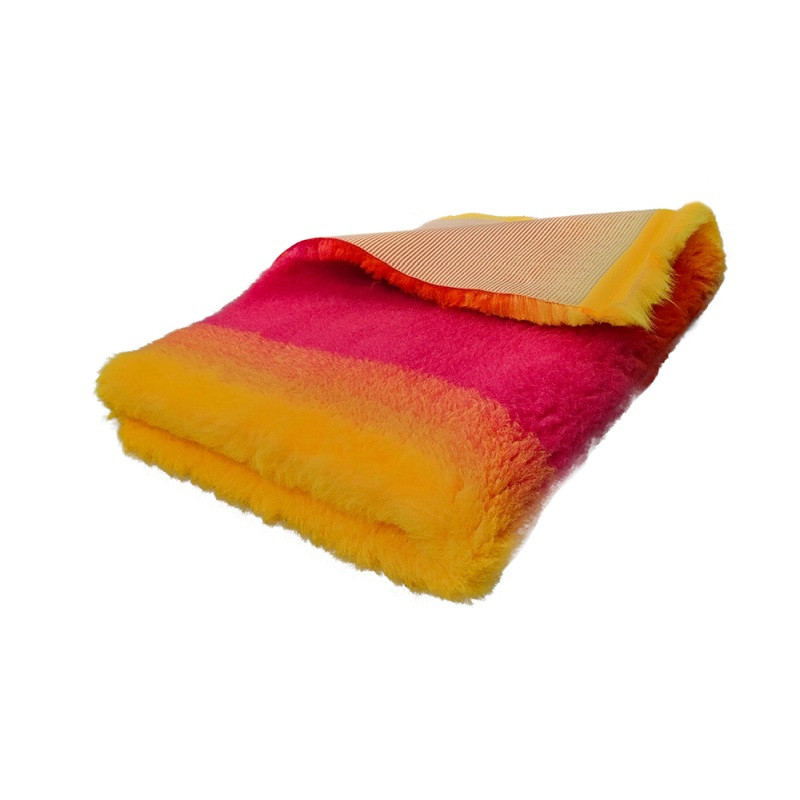 BUBA Legowisko antypoślizgowe DRY BED 28mm tęcza różowo-pomarańczowo-żółta A255