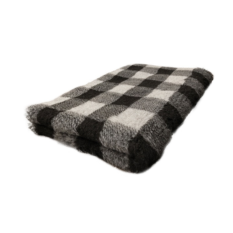 BUBA Legowisko antypoślizgowe DRY BED 28mm krata szaro-czarna A256