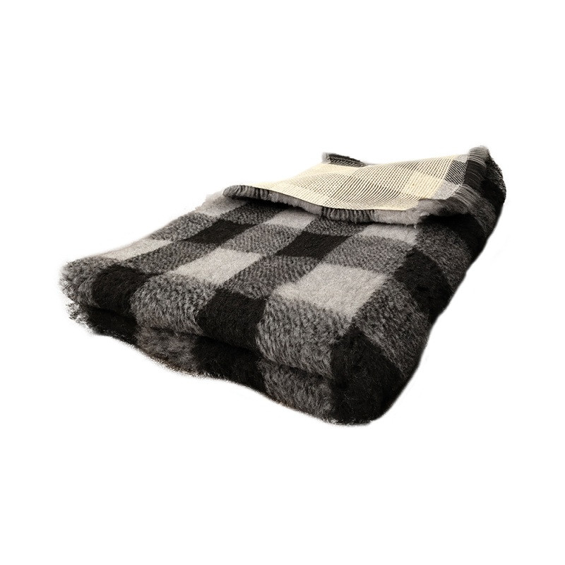 BUBA Legowisko antypoślizgowe DRY BED 28mm krata szaro-czarna A256