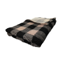 BUBA Legowisko antypoślizgowe DRY BED 28mm krata beż-czarny A257