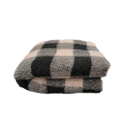 BUBA Legowisko antypoślizgowe DRY BED 28mm krata beż-czarny A257