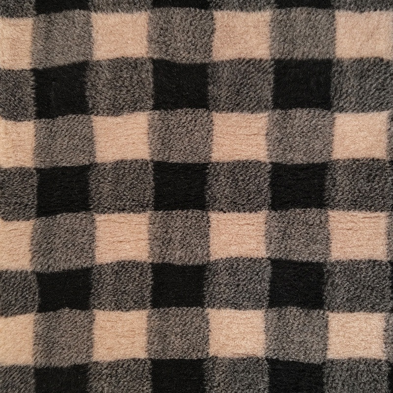 BUBA Legowisko antypoślizgowe DRY BED 28mm krata beż-czarny A257