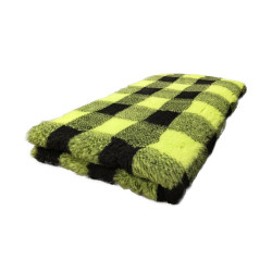 BUBA Legowisko antypoślizgowe DRY BED 28mm krata limonka-czarny A259