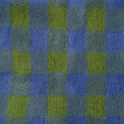 BUBA Legowisko antypoślizgowe DRY BED 28mm krata zieleń-granat A260