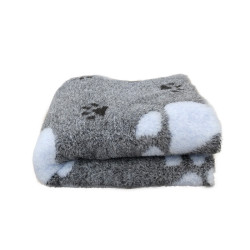 BUBA Legowisko antypoślizgowe DRY BED 28mm szaro-błękitny duże małe łapy A262