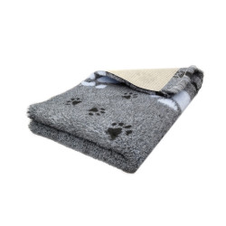 BUBA Legowisko antypoślizgowe DRY BED 28mm szaro-błękitny duże małe łapy A262