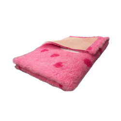 BUBA Legowisko antypoślizgowe DRY BED 28mm różowy serca łapy A264
