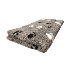 BUBA Legowisko antypoślizgowe DRY BED 28mm szary łapki biało czarne A265