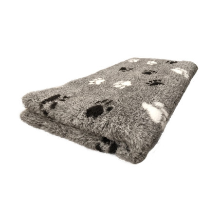 BUBA Legowisko antypoślizgowe DRY BED 28mm szary łapki biało czarne A265