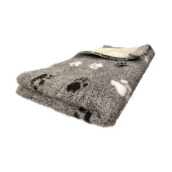 BUBA Legowisko antypoślizgowe DRY BED 28mm szary łapki biało czarne A265