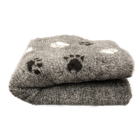 BUBA Legowisko antypoślizgowe DRY BED 28mm szary łapki biało czarne A265