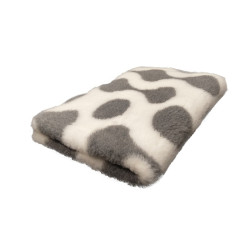 BUBA Legowisko antypoślizgowe DRY BED Cieńsze 22mm krople szaro białe BB20